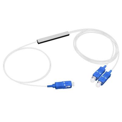 China Mini Package FC SC ST LC Connectors Sm 0.9mm Fiber Optic PLC Splitter 1x16 1x32 1x64 for sale