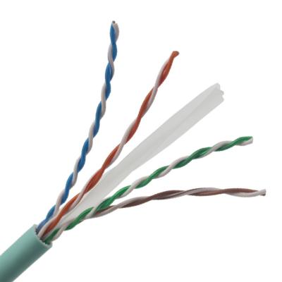 China Cat6A 305m Netwerk LAN-kabel Onbeschermd 4 paren 23awg LSZH Cat6a Ethernet-kabel Te koop