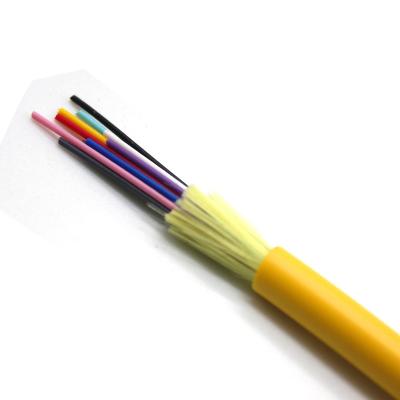 China 1 2 4 Core Multimode Fiber Optic Cable GJFJV Indoor Tight Buffer Fiber Optic Cable for sale