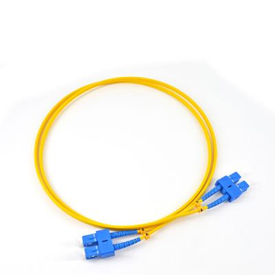 China ST SC LC Apc Upc Optical Fiber Patch Cord 100 Meters 9/125 Sm Sx Black Optical Fiber Jumper for sale