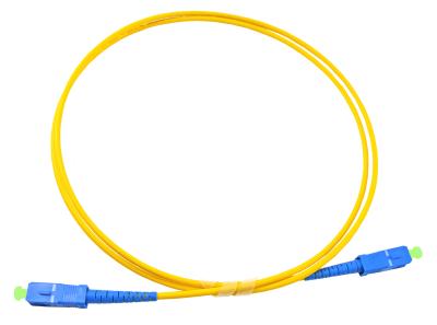 China FTTH Optical Fiber Jumper SC-SC G657a2 Single Mode Fiber Optic Patch Cord for sale