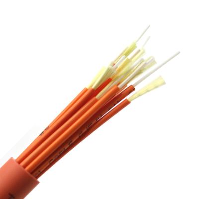 China OEM Indoor Multi Mode OM1 12/24 Fiber Break Out LSZH OFNP OFNR Cable for sale