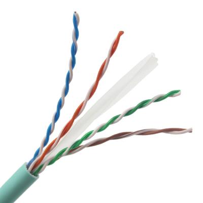 China Factory Custom Cat6A Internet Cable 305m 1000ft UTP SFTP Pure Copper Indoor Cable 23awg Waterproof Cable à venda