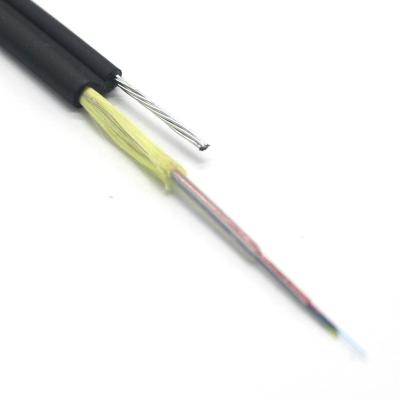 China 12core GYXTC8Y Fiber Optic Cable Single PE Jacket Self Supporting Optic Fiber Cable for sale