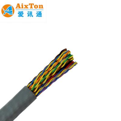 China Cat3 Shielded 20 Pair 50 Pair 100 Pair 200 Pair Indoor Outdoor Telephone Cable for sale