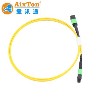 China 12F Mpo-Lc Pc Mpo Fan Out 0.9Mm Patch Cords Lc Om Mtp Mpo Patch Cord Fiber Optical for sale