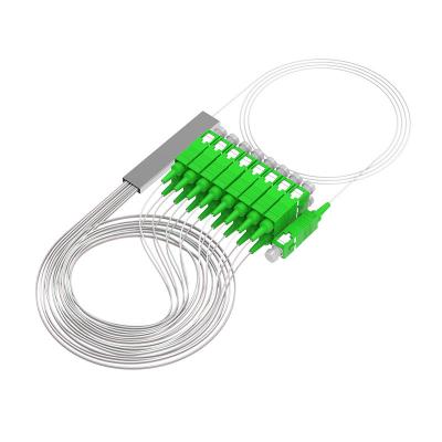 Cina Cina Outdoor 0.9mm PLC splitter 1x2 2 Way Fiber Optic splitter con connettore SC APC in vendita