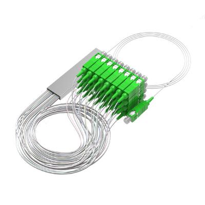 China Steel Tube 1*8 LC/APC Optic Fiber Splitter Suitable For Connector for Singlemode G.657A1 Fiber Plc Wdm Box for sale