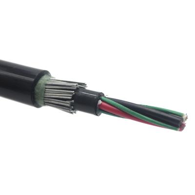 China GDTS53 GDTS33 Hybrid Fiber Optic Cable 12 Fiber Count Single Mode for Telecom Communication for sale