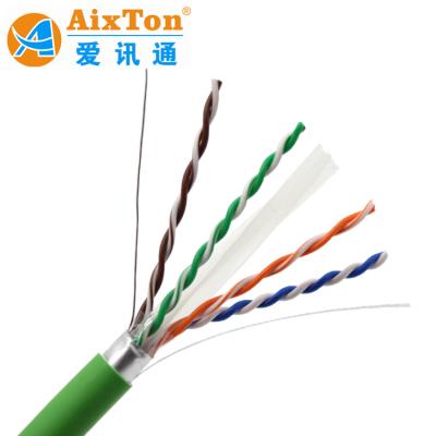 China 1000ft LAN Cable Cat 6A UTP Cable de rede com FTP 23AWG Copper Cat6A Cable Ethernet para Cctv Camera à venda