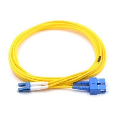 China LC UPC SC UPC Optical Fiber Patch Cord SM G652D Duplex 2.0mm LSZH for sale