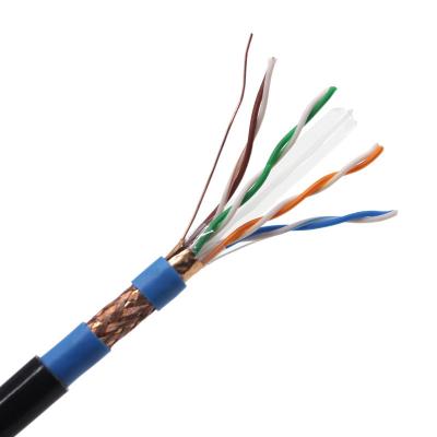 China Wasserdichtes Kabel 1000mhz 23AWG des Ethernet-Cat6 schirmte UV-Beständigkeit im Freien ab zu verkaufen