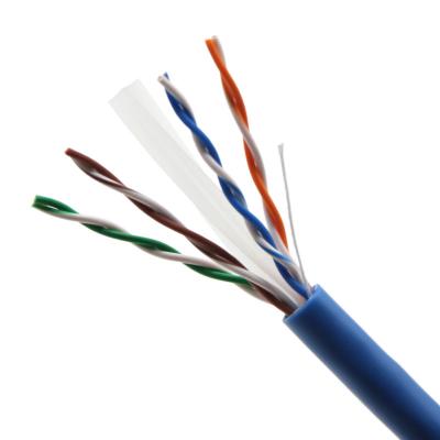 Chine le CMP de cuivre nu du fil CMR de l'assemblée plénière CCA de 250MHz 24AWG UTP Cat6 a évalué à vendre