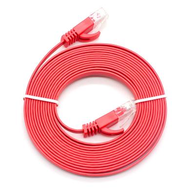 Chine câble de cuivre plat non protégé de correction de la corde de correction du réseau 30Awg CAT5e à vendre