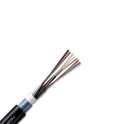 China Outdoor Duct Aerial Armored Fiber Optic Cable GYTA 2-144 Core G652D SM for sale