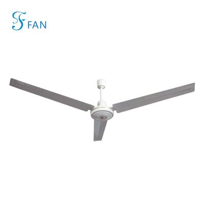 China Producing Large Airflow Iron Blades 56 Inch Giant Led Indoor Ceiling Fan Ceiling Fan With Big Air for sale