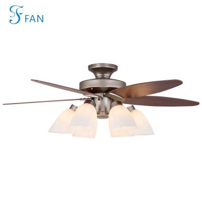 China With Light Simple Modern Living Room LED Fan Ceiling Fan Decorative Light Luxury Fan Lamp for sale