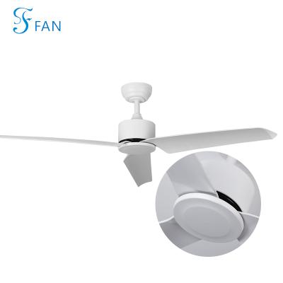 China Contemporary ABS Matt Body Bonita Ventilador De Techo Led Ceiling Fan Living Room Light Fixture Modern LED Ceiling Fan Lamp Flush Finish for sale