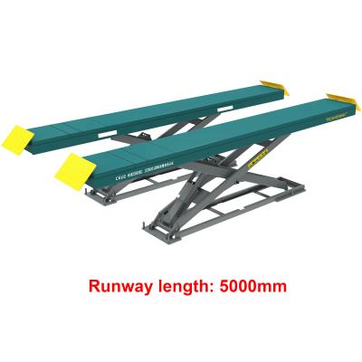 China In Ground 5m Platform Scissor Lift 5T / 1900mm Vehicle Lifting Machine for sale