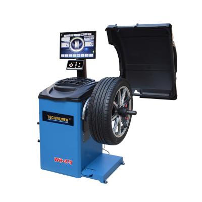 China 0.09kw Mobile Wheel Balancing Machine 140rpm With 19