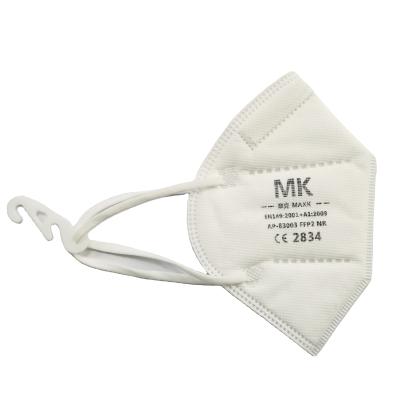 China Used in Clinic Mk EN149 FFP2/KN95 Non-Medical Protective Face Shield 4 Layers Dust Mask Cloth Earloop for sale