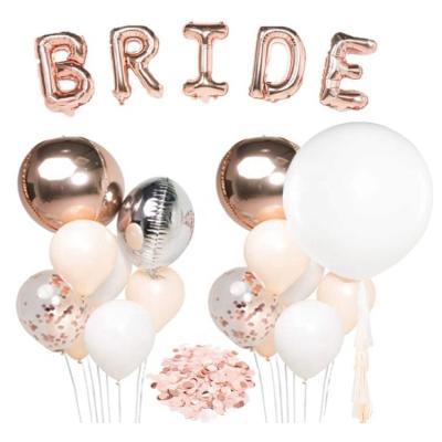 China Decoration; promotion ; advertising balloons etc. Rose Gold Balloons Bridal Shower placed decorations for wedding decoration for sale