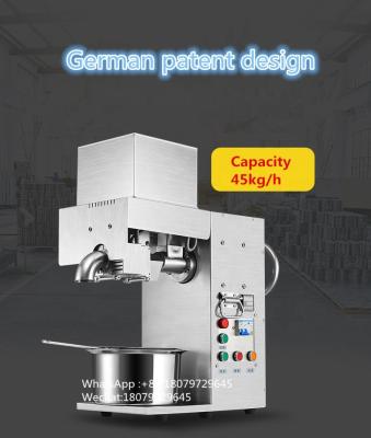 China Garment Shops Big Capacity Home Use Oil Press 5-15KG Machine Oil Press Oil Extraction Machine for sale