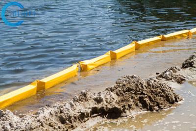 China Van het het Gordijnschot van het water Drijvende Sediment van het het Slibgordijn Permeabele de Troebelheidscontrole in Water Te koop