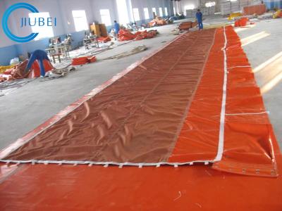 Cina Tessuto di galleggiamento intercotidale del PVC di Absorbent Flat Foam del recinto del boom del petrolio in vendita