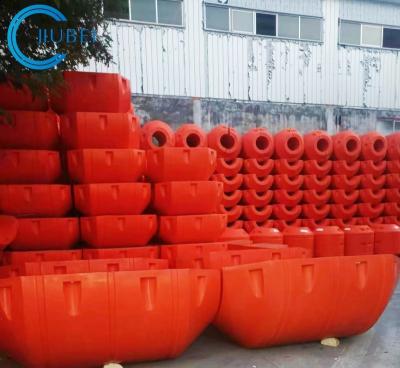 China Buoyancy HDPE Pipe Floaters With Galvanized Steel Installation And UV Resistance for sale