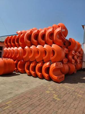 China PE Float Material HDPE Pipe Floater with Clinder Connection Nuts And Washers for sale