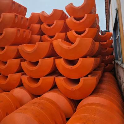 China Yellow/Orange POLYETHYLENE FLOATER with Nuts And Washers Connection Te koop