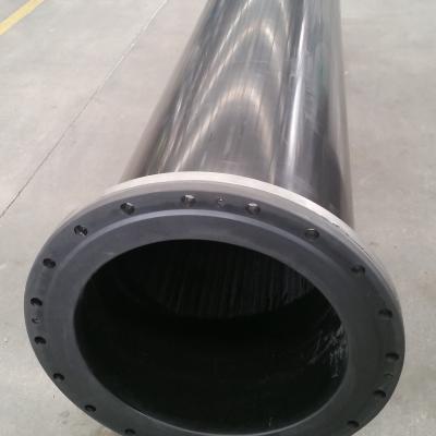 China Wear Resistant Steel Flange Uhmwpe Dredging Pipe Flanged Uhmwpe Pipe With Corrosion Resistance en venta