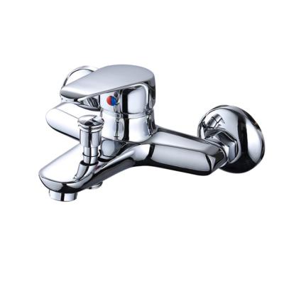 China Without Slide Bar Shower Mixer Most Popular Wall Mounted Durable Water Faucet Mixer Tap Toilet Brass Material Wall Mount Shower Faucet for sale