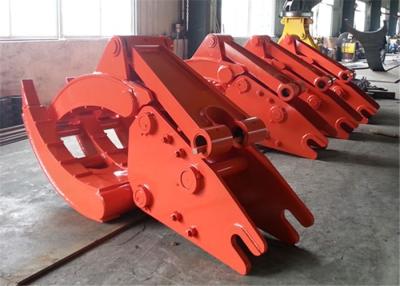 China Doosan 500 Excavator Mechanical Rock Grapple for sale