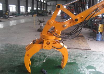 China Komatsu PC120 12ton Excavator Grapple Attachments Log Loader Grapple for sale