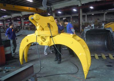 China Rotate Wood / Timber / Log Grapple for Komatsu PC200 excavator for sale