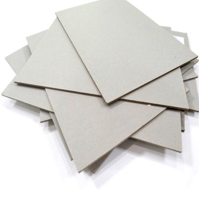 China Wholesale Hisoa Anti-Curvature Gray Chip Board 2 Sides Paper Gray Factory Cartons Hard Cover Paper Hard Board for sale