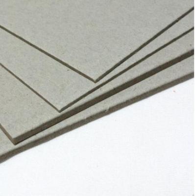 China Recycled Materials 1100gsm Chipboard Laminated Gray Board Cardboard Sheets Duplex Return Board Gray for sale