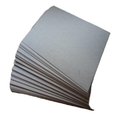 China High Quality Materials Gray Chip Board Paper Laminated Gray Cardboard Duplex Board Printed Recycled Cardboard Box for sale