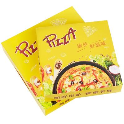 China Recycled Cheap Recycled Pizza Box 16*16*4 Inch Thickness Paper Materials 6 Inch Pizza Box Corrugated Brown Cardboard for sale