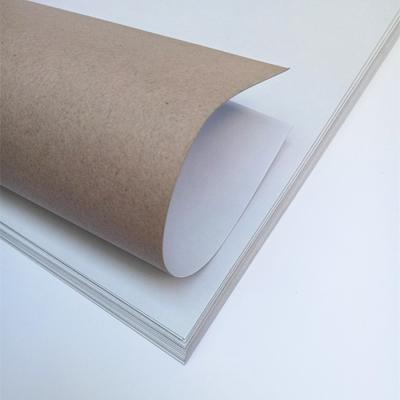 China Recycled Materials Ivory Board White Coated Duplex Board With Gray Back Card Paper Box Packing for sale