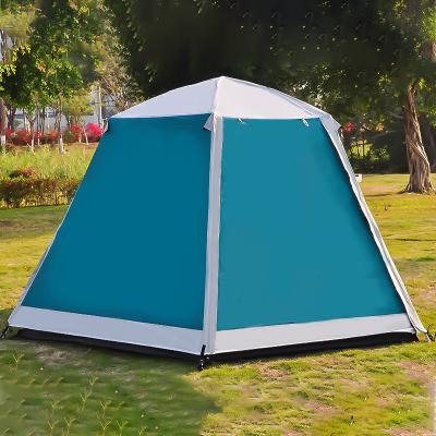 China Diamond Ground Nail Large Family hexagonal 3 4 5 6 large outdoor camping equipment people tents waterproof on sale for sale