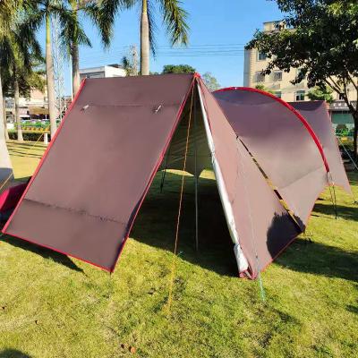 China Camouflage/Field Outdoor Rainproof Multi Person Sunscreen Canopy Multi Person Sunscreen Canopy One Room Living Room Glamping Portable Camping Tent for sale