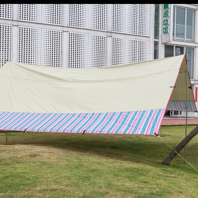 China Large Oxford Rain Sun Proof Fly Canopy Waterproof Stretch Tarp Outdoor Tent For Camping Event Party for sale