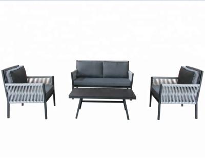 China Weather Outdoor Furniture Cord Weaving Modern Outdoor Sofa Set New Material Sofa Furniture for sale