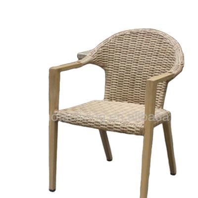 China Outdoor weather furniture hot sale aluminum frame pe rattan garden chair outdoot furniture for sale