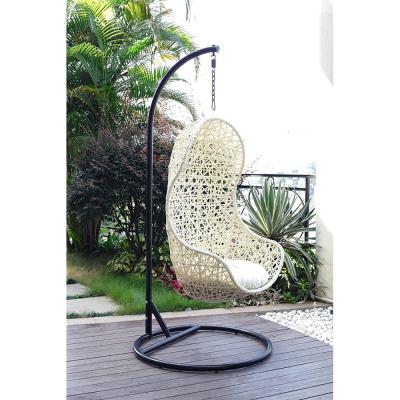 China Contemporary Rattan Garden Hammock Swing Chairs Wicker Outdoor Hanging Chair for sale