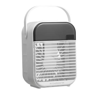 China New Small Hotel Winall Air Conditioner Desk Fan Mini Portable Air Cooler USB Rechargeable Fan for sale