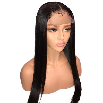 China Brazilian Straight Lace Front Wigs HD Remy Human Hair Lace Front Wigs Thick Straight Soft Thick Shedding Natural Hairline Wigs For Black Women for sale